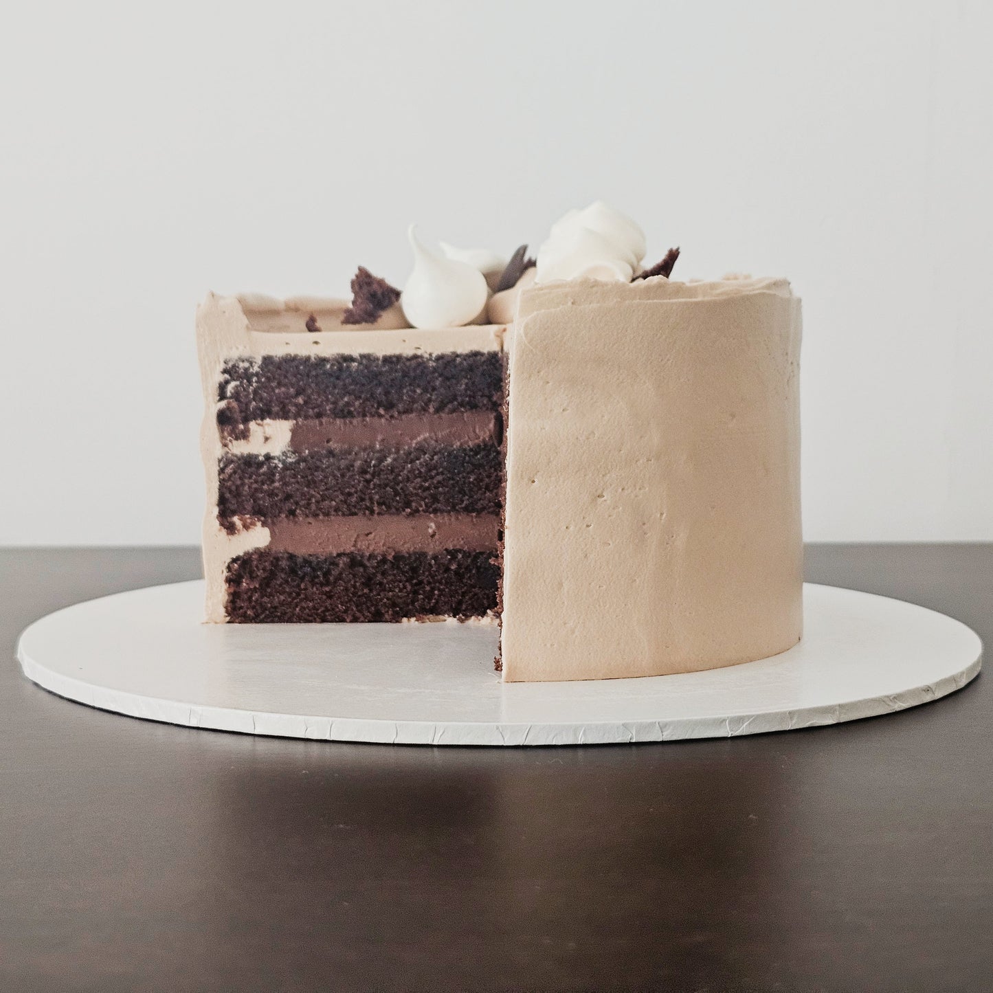 Dark Bittersweet Chocolate Cake