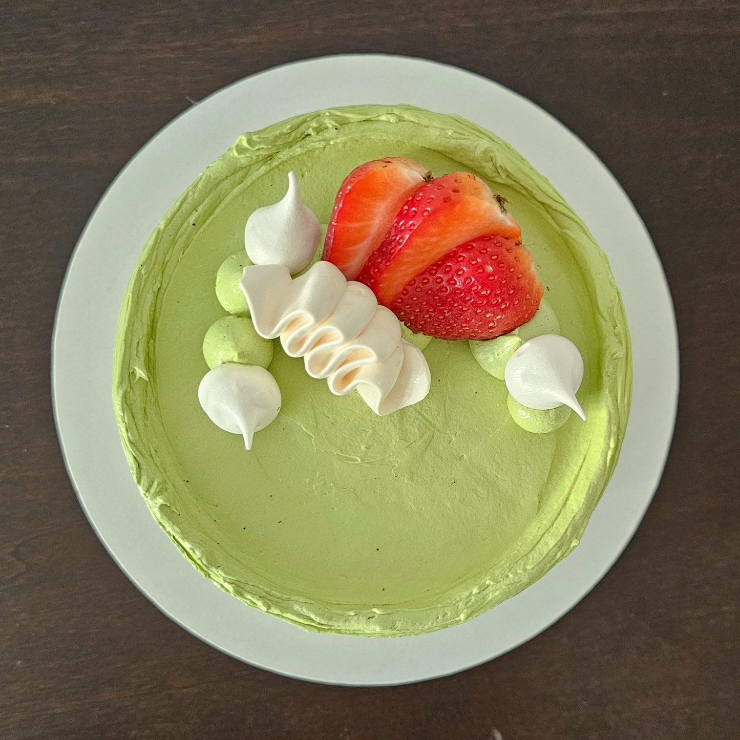 Matcha Strawberry Cake